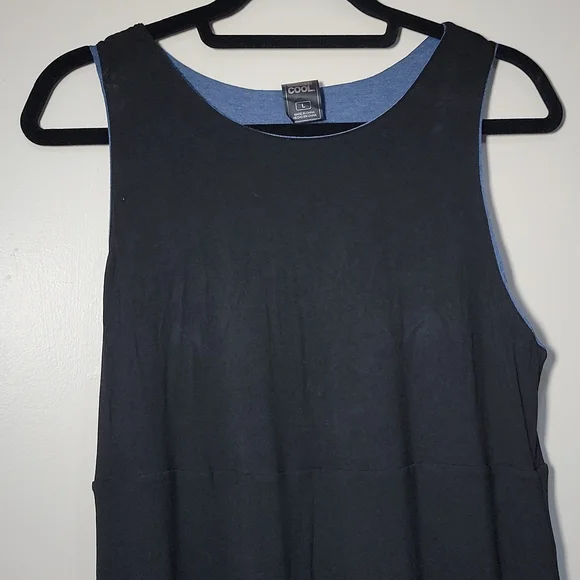 Black reversible dress to blue (L) - Picture 2 of 11